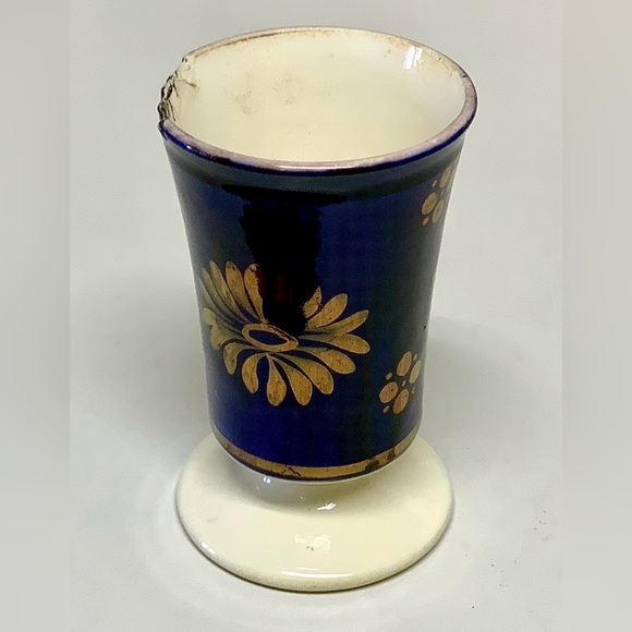 19th Century Antique Gaudy Welsh Chinoisserie Pattern Hand Painted Luster Vase - Picture 3 of 16